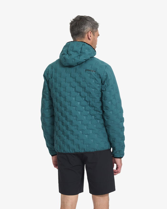 Men's Zenith Hooded Down Jacket - Petrol