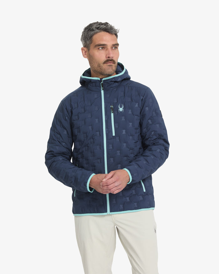 Men's Zenith Hooded Down Jacket - True Navy