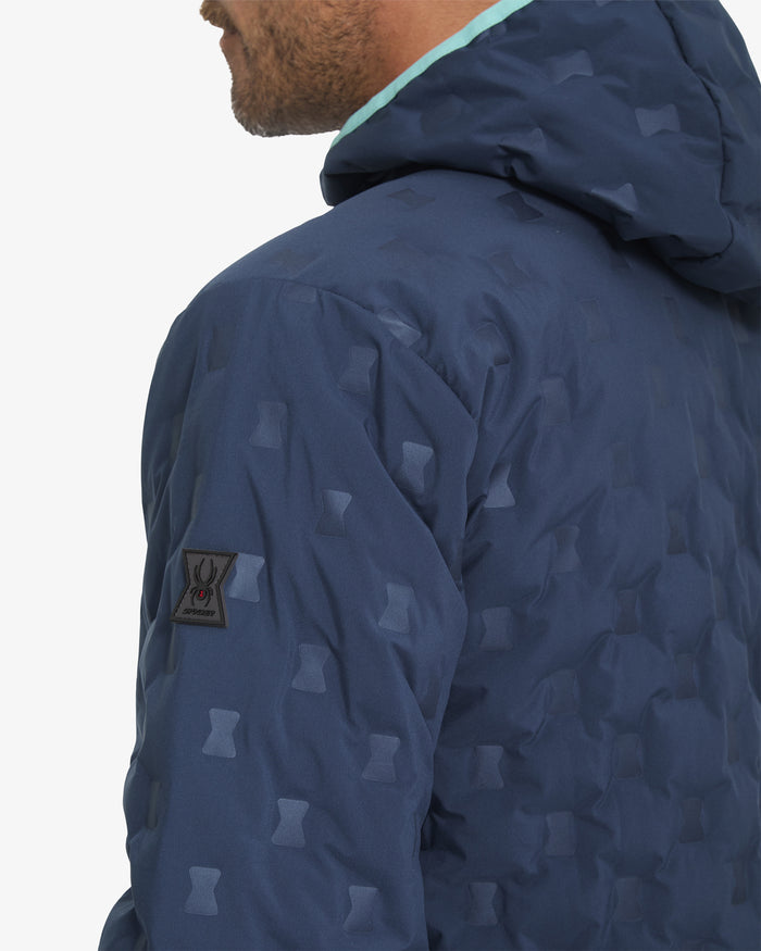 Men's Zenith Hooded Down Jacket - True Navy