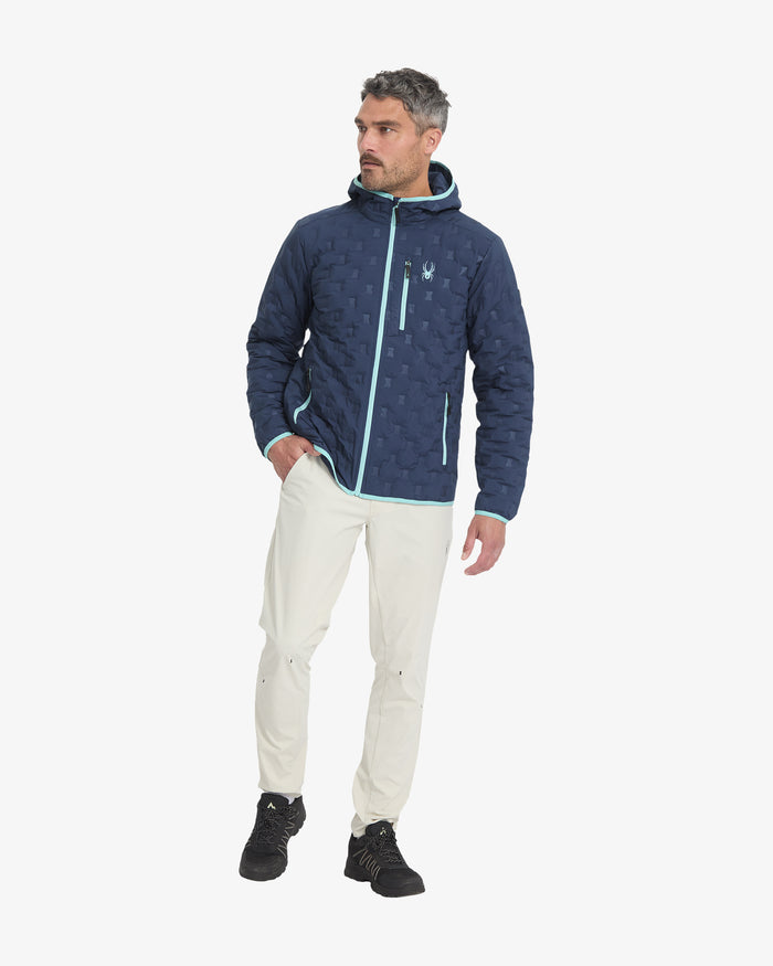 Men's Zenith Hooded Down Jacket - True Navy