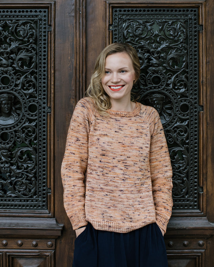 Mon Manet Light Sweater Knitting Pattern
