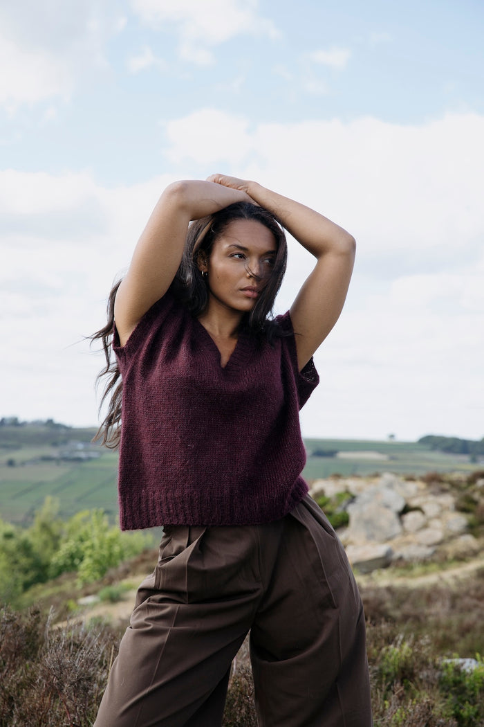 Moorberry Vest Knitting Pattern
