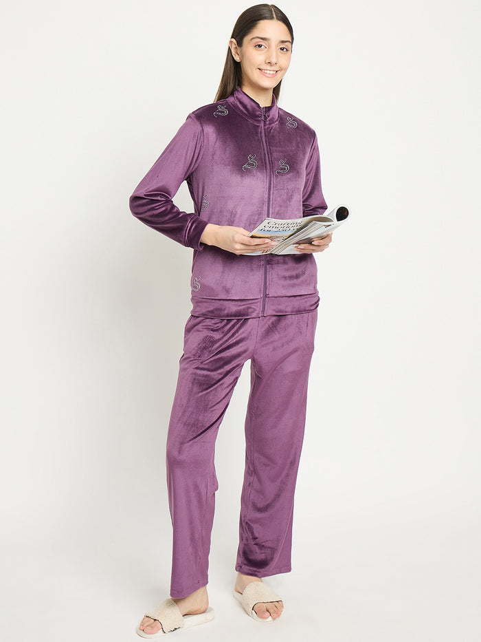 mSECRET Purple Track Bottoms