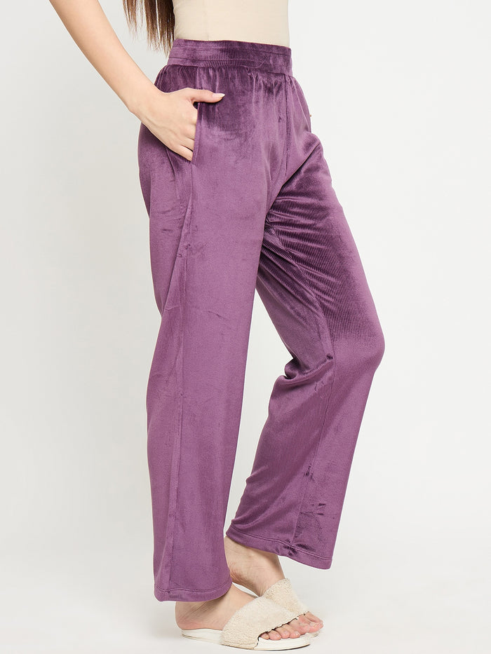 mSECRET Purple Track Bottoms