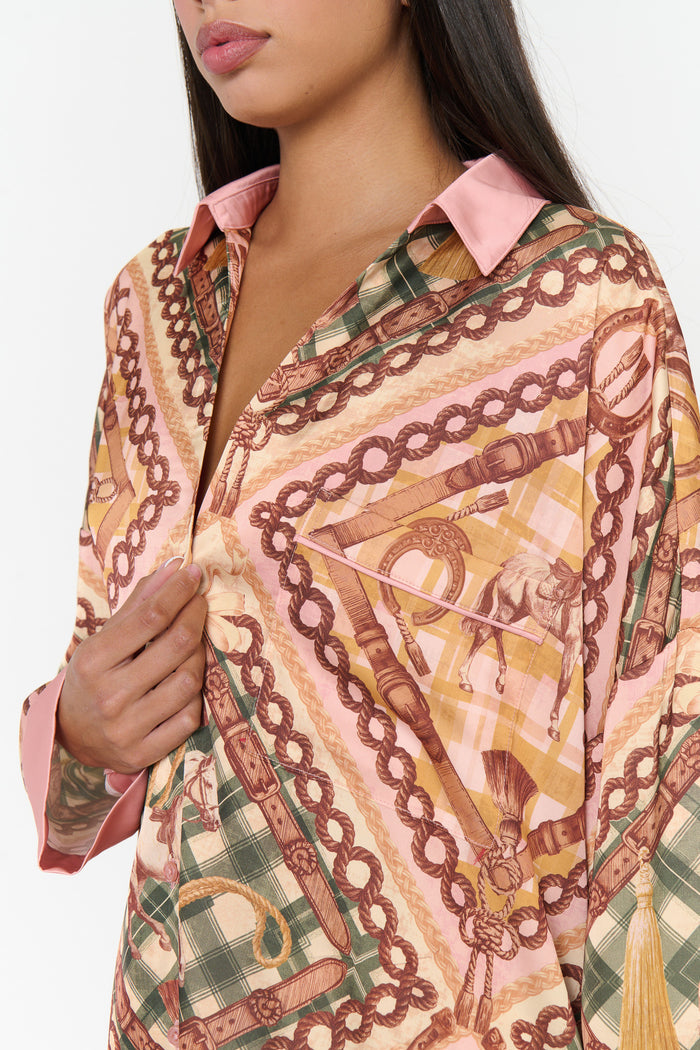 Overslept PJ Set ~ Saddle Club Silky
