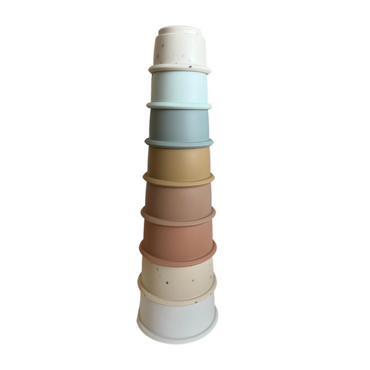 Silicone Teether Stacker Cups