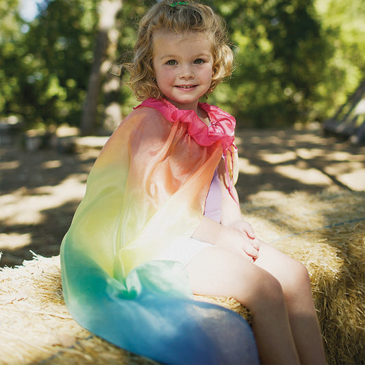 Silk Cape - Rainbow