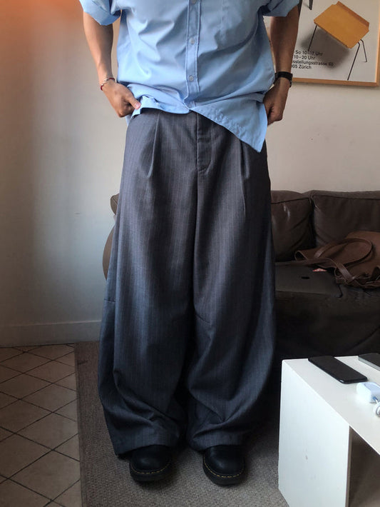 Wide Stripe Trousers