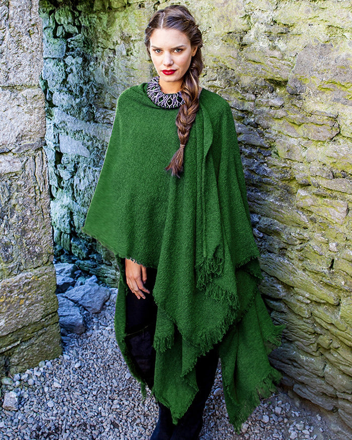 Women's Lambswool Celtic Ruana