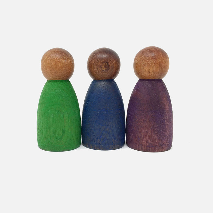Wooden Darker Cold Nins - 3 Pieces