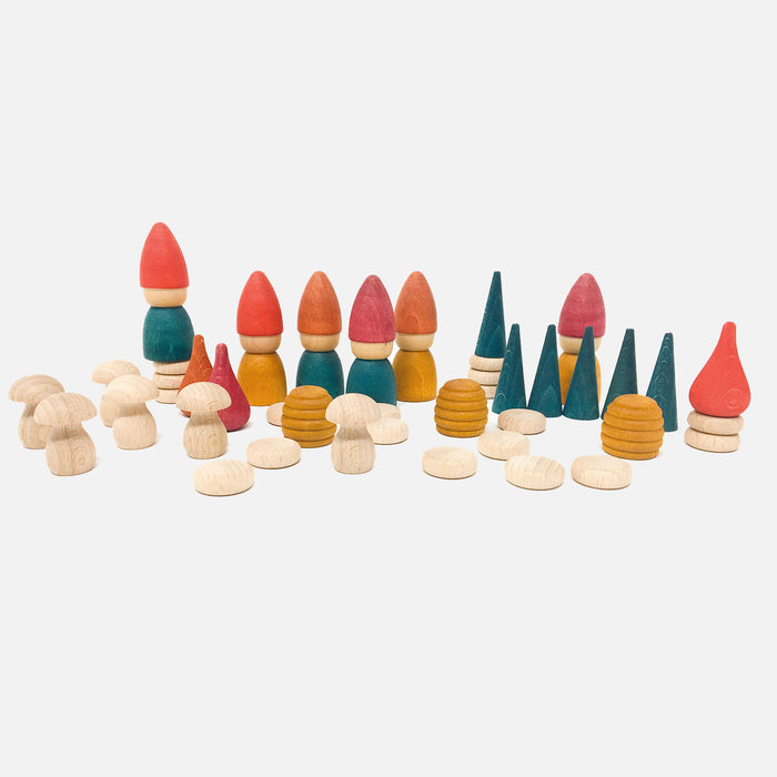 Wooden Tomten Nins Playset