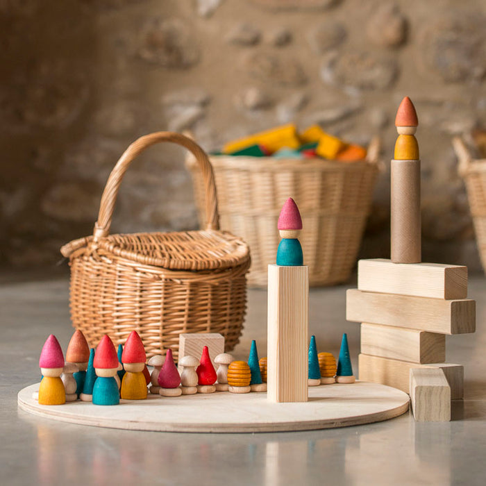 Wooden Tomten Nins Playset