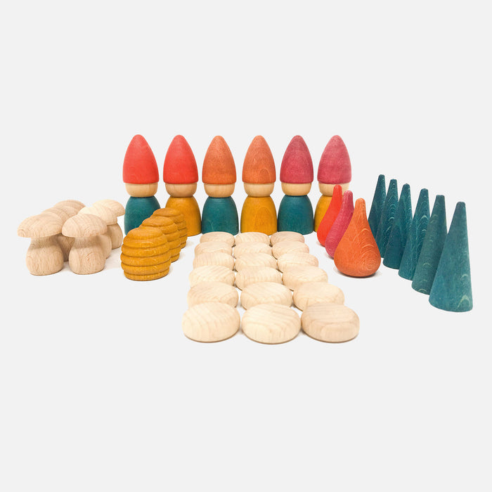 Wooden Tomten Nins Playset