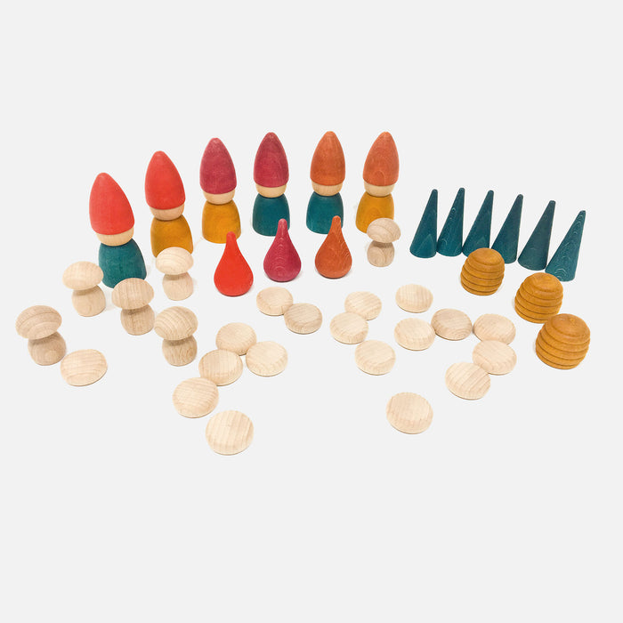 Wooden Tomten Nins Playset